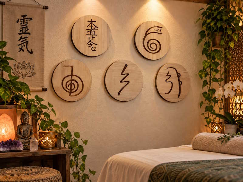Juego 5 símbolos Reiki